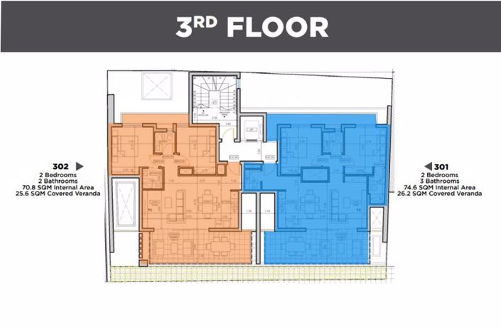 Image No.5-Appartement de 2 chambres à vendre à Larnaca