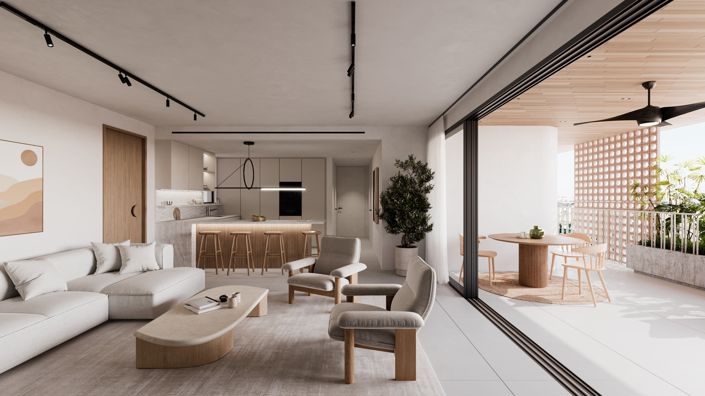 Image No.3-Appartement de 2 chambres à vendre à Moutallos