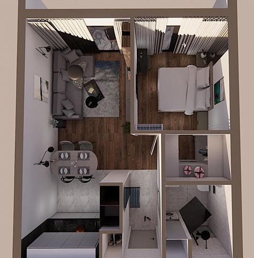 Image No.3-Appartement de 1 chambre à vendre à Moutallos