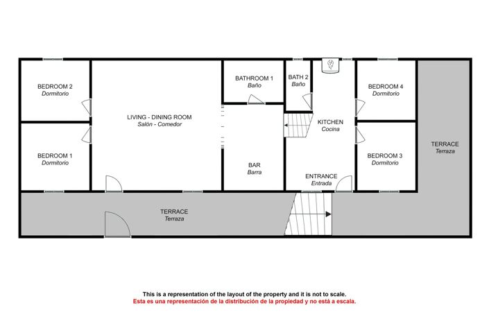 Image No.21-Maison de campagne de 4 chambres à vendre à Pizarra