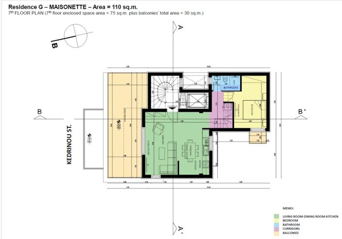 Image No.2-Appartement de 3 chambres à vendre à Attique