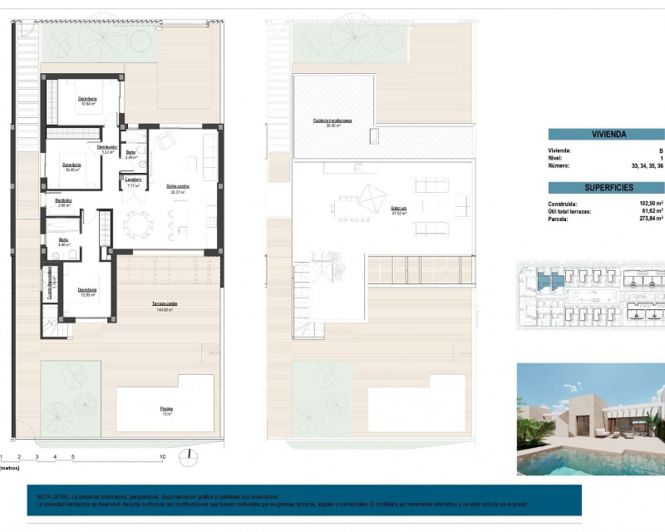 Image No.12-Villa de 3 chambres à vendre à Los Alcázares