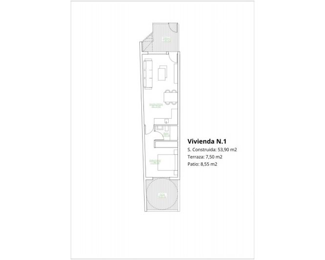 Image No.9-Appartement de 1 chambre à vendre à San Pedro del Pinatar