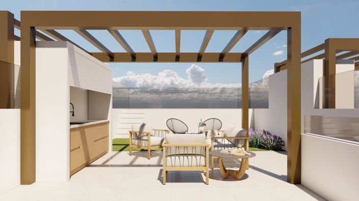 Image No.2-Penthouse de 2 chambres à vendre à Lo Pagan