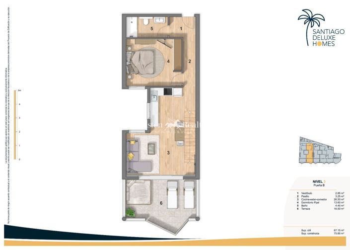 Image No.33-Penthouse de 2 chambres à vendre à Puerto de Santiago