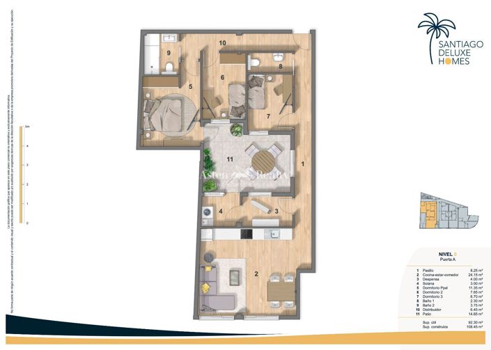 Image No.2-3 Bed Apartment for sale