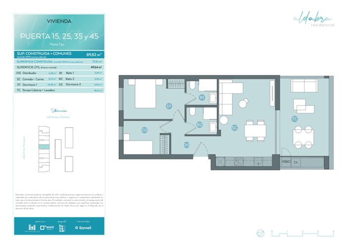 Image No.9-2 Bed Apartment for sale