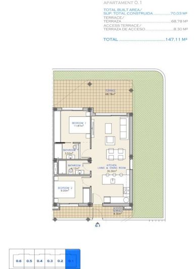 Image No.13-Propriété de 2 chambres à vendre à Los Alcázares