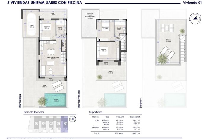 Image No.23-Villa de 3 chambres à vendre à San Pedro del Pinatar