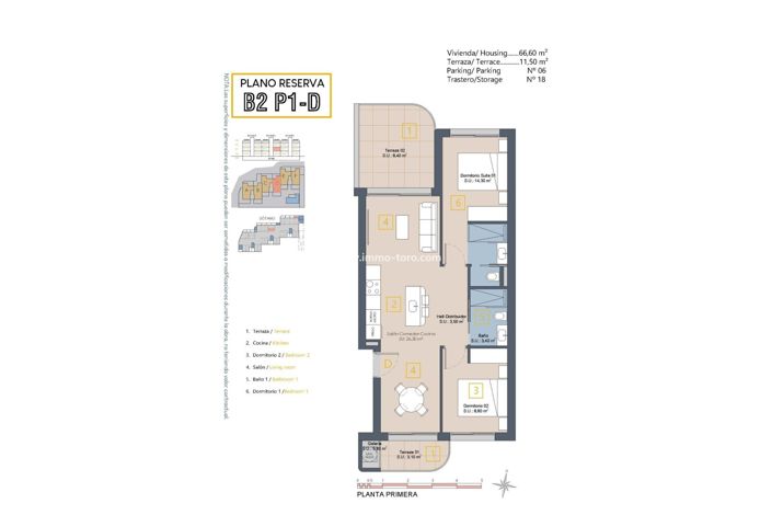 Image No.9-Propriété de 2 chambres à vendre à Los Alcázares