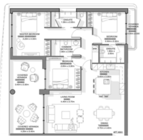 Image No.15-Appartement de 3 chambres à vendre à Kato Paphos