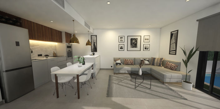 Image No.2-Villa de 3 chambres à vendre à Los Alcázares