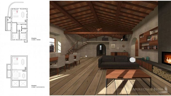 Image No.2-Appartement de 2 chambres à vendre à Castellina in Chianti