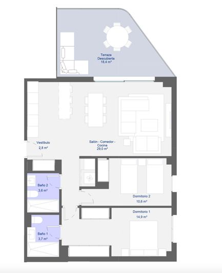 Image No.26-3 Bed Apartment for sale