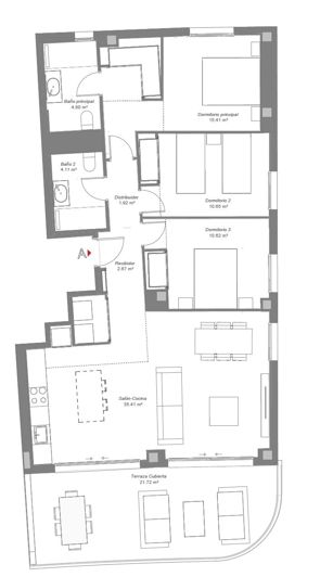 Image No.14-3 Bed Apartment for sale