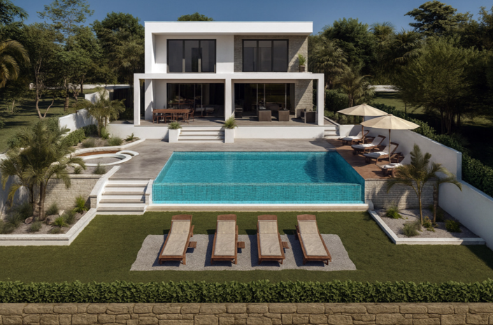 Image No.3-Villa de 4 chambres à vendre à Mijas Costa