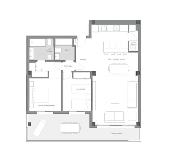 Image No.18-2 Bed Apartment for sale