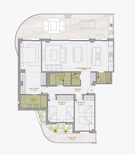 Image No.44-3 Bed Apartment for sale