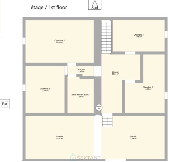 Image No.9-Propriété de 5 chambres à vendre à Videix