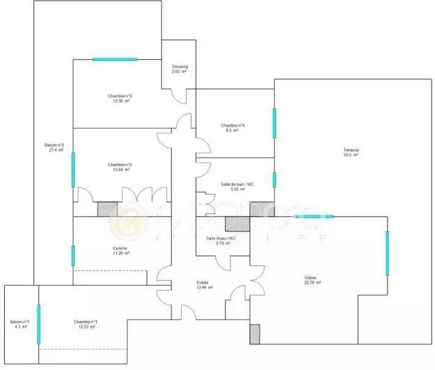 Image No.5-Appartement de 4 chambres à vendre à Grasse