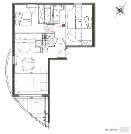 Image No.6-Appartement de 2 chambres à vendre à Valbonne