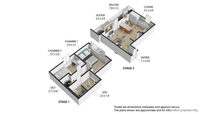 Image No.11-Appartement de 2 chambres à vendre à Haute-Savoie