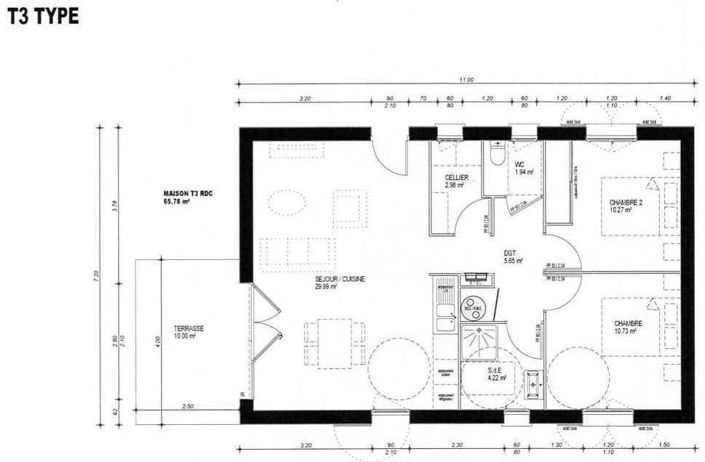 Image No.4-Maison de 2 chambres à vendre à Oloron-Sainte-Marie