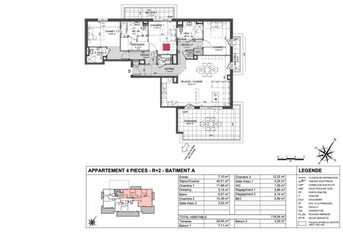 Image No.5-Appartement de 3 chambres à vendre à Le Cannet