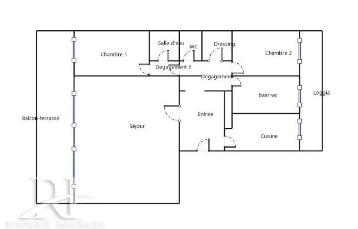 Image No.5-Appartement de 2 chambres à vendre à Cannes