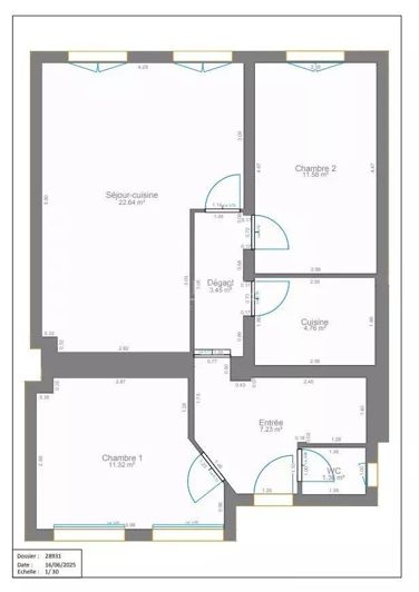 Image No.3-Appartement de 2 chambres à vendre à Paris