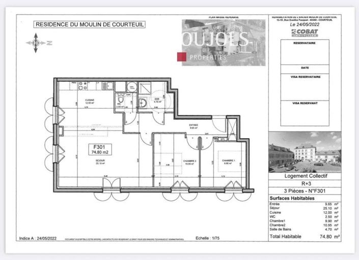 Image No.2-Appartement de 2 chambres à vendre à Senlis