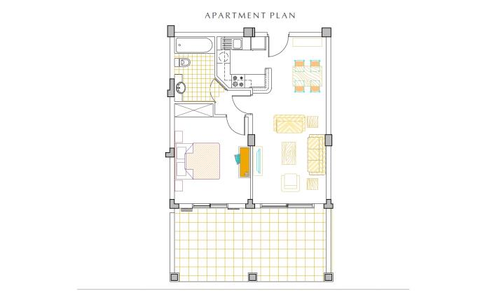 Image No.10-Appartement de 1 chambre à vendre à Kato Paphos