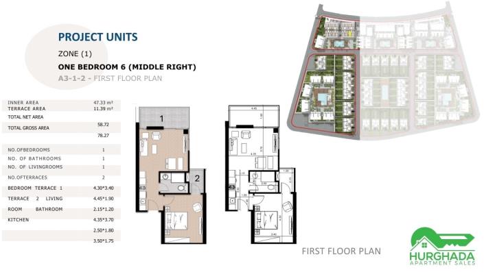 Image No.22-Appartement de 1 chambre à vendre à Sahl Hasheesh