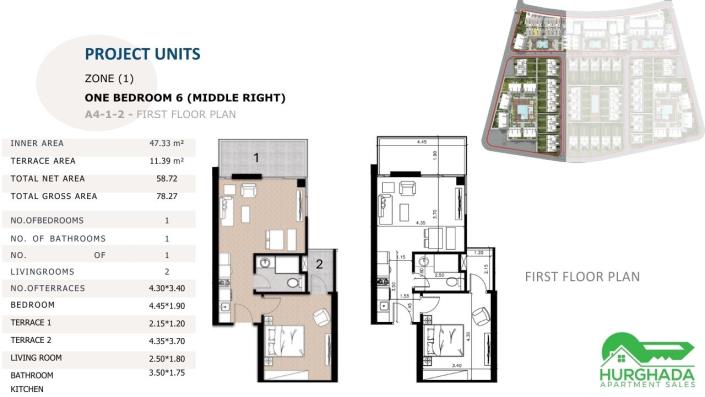 Image No.45-Appartement de 1 chambre à vendre à Sahl Hasheesh