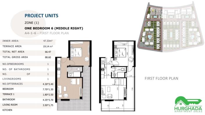 Image No.49-Appartement de 1 chambre à vendre à Sahl Hasheesh