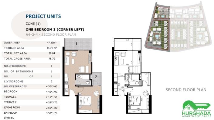 Image No.55-Appartement de 1 chambre à vendre à Sahl Hasheesh