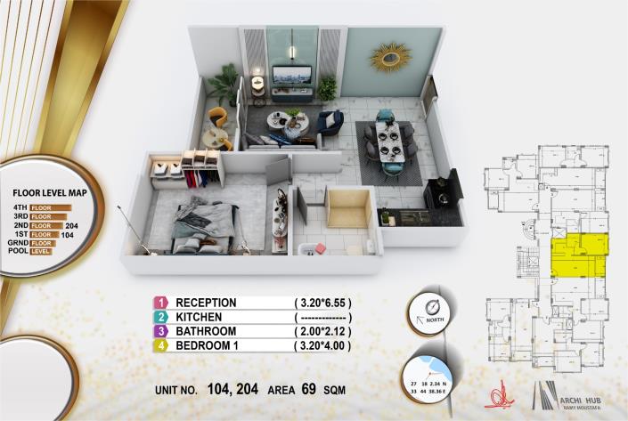 Image No.28-1 Bed Apartment for sale