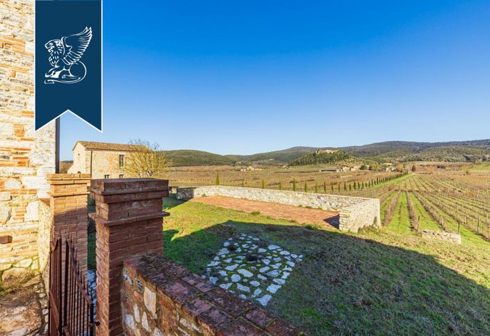 Image No.21-Maison de campagne de 16 chambres à vendre à Rapolano Terme