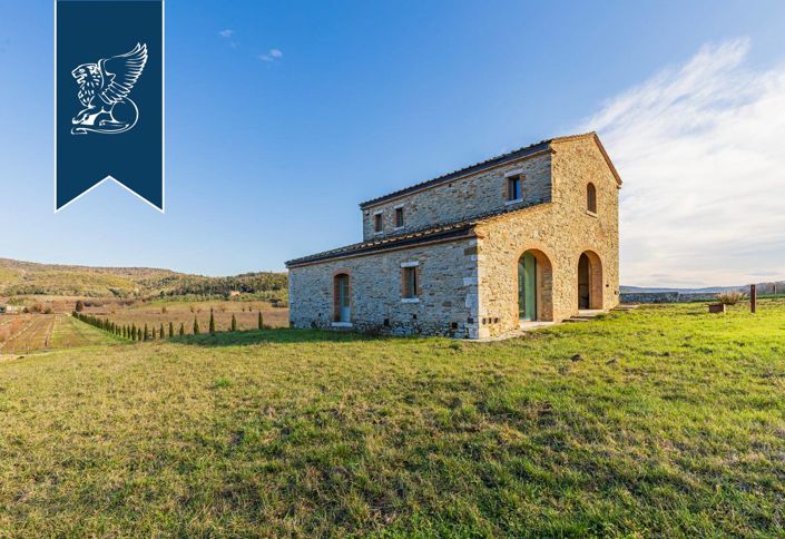 Image No.24-Maison de campagne de 16 chambres à vendre à Rapolano Terme