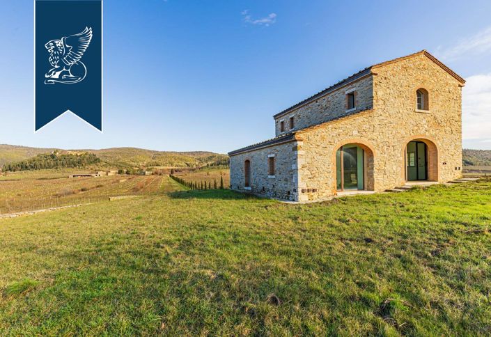 Image No.25-Maison de campagne de 16 chambres à vendre à Rapolano Terme