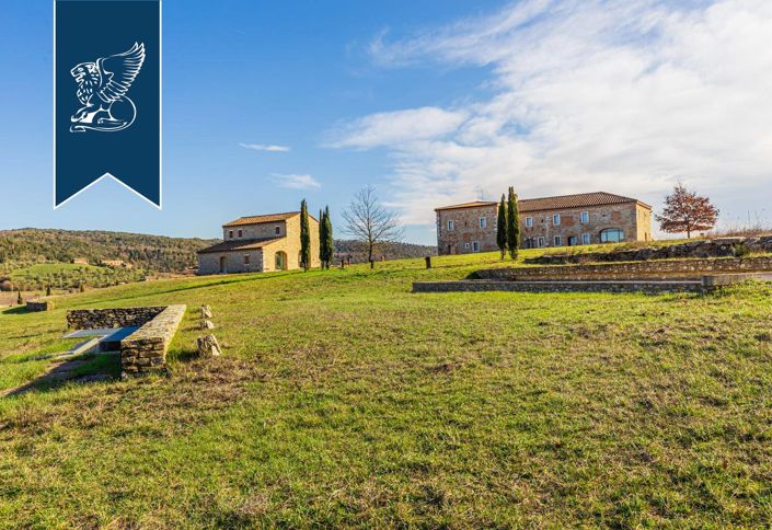 Image No.9-Maison de campagne de 16 chambres à vendre à Rapolano Terme