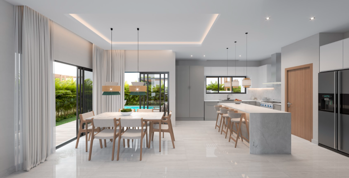 Image No.2-Maison / Villa de 3 chambres à vendre à Punta Cana