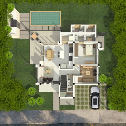 Image No.6-Maison / Villa de 3 chambres à vendre à Punta Cana