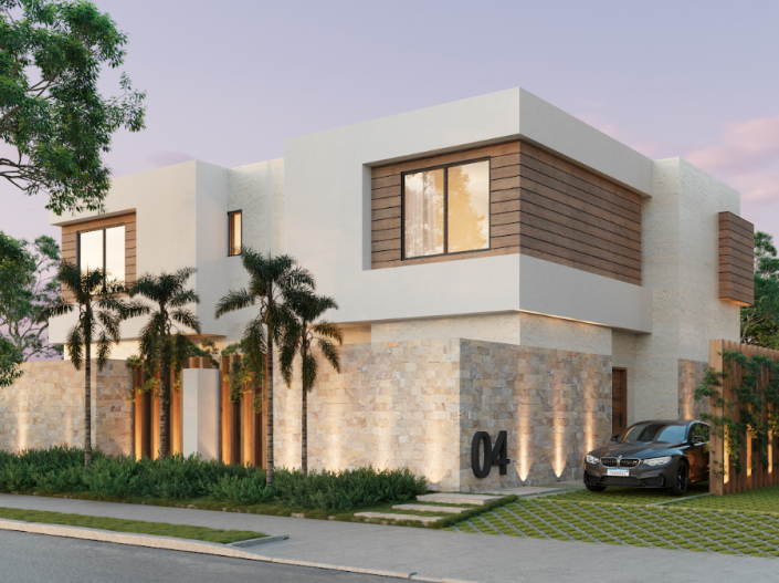 Image No.2-Maison / Villa de 3 chambres à vendre à Punta Cana