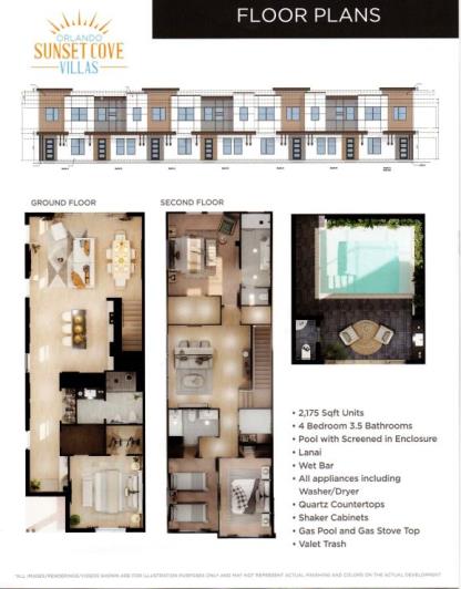 Image No.2-Maison de ville de 4 chambres à vendre à Comté de Polk