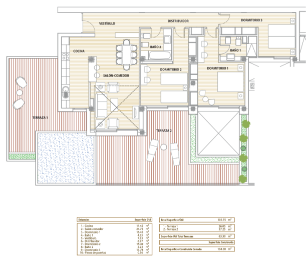 Image No.7-2 Bed Apartment for sale