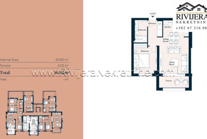 Image No.7-Appartement de 1 chambre à vendre à Tivat