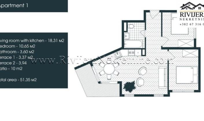 Image No.8-1 Bed Flat for sale