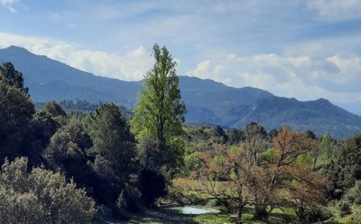 alberca vanaf het pad dichterbij