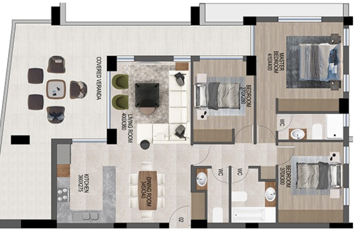 Image No.9-Appartement de 3 chambres à vendre à Limassol